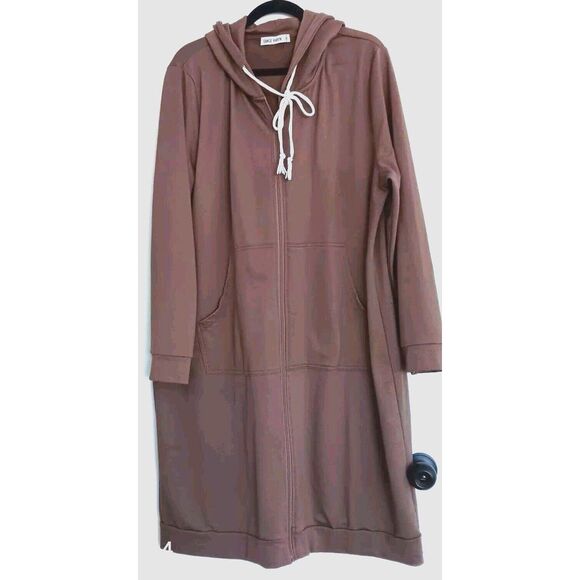 Grace Karin Tops - GRACE KARIN Women's Long Hoodie Casual Pockets Zip up Tunic Sweatshirt 2XL